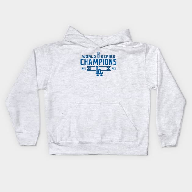 World series champions 2020 mode blue Kids Hoodie by kumtulmabur